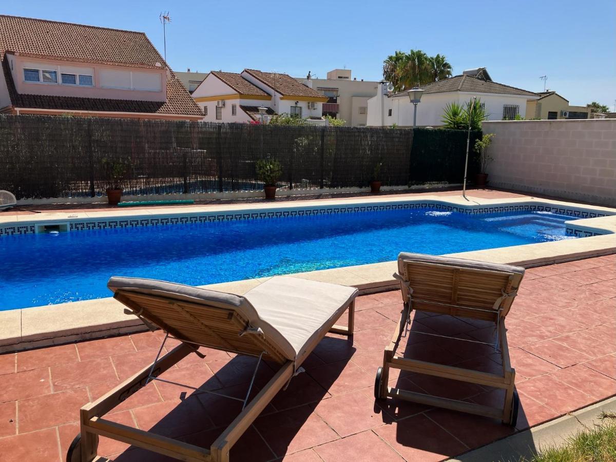 Holiday House With Private Pool, Costa De La Luz El Portil Eksteriør billede