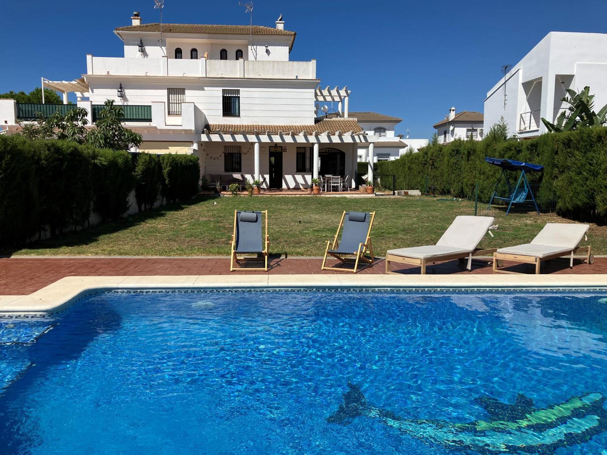 Holiday House With Private Pool, Costa De La Luz El Portil Eksteriør billede